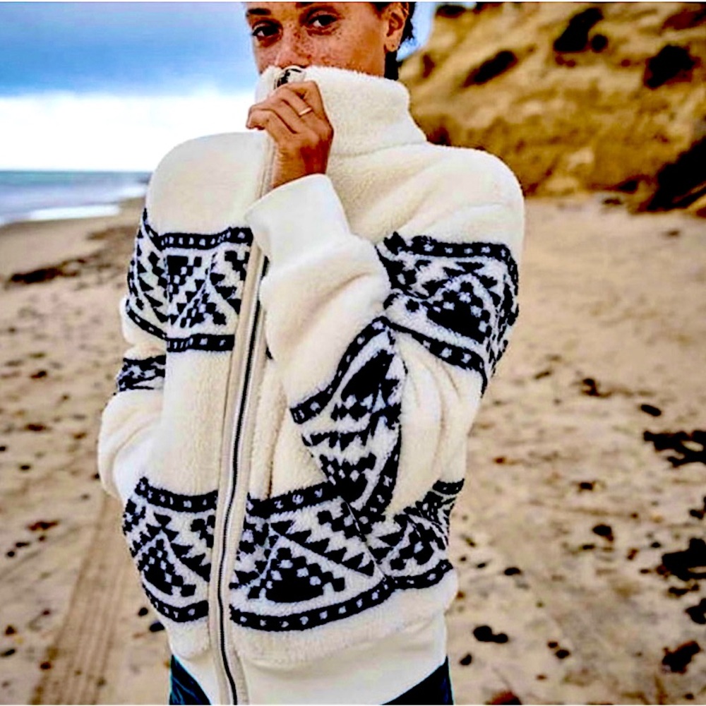 Faherty x B.Yellowtail High Pile Fleece Recycled Polyester Jacket